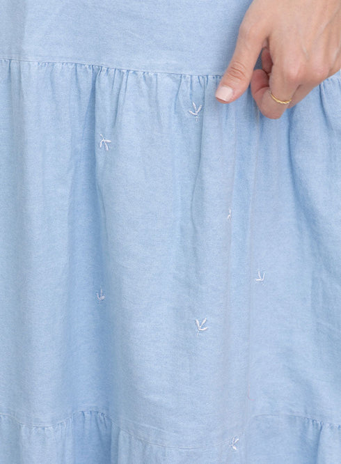 Design 3 Embroidered Skirt - Khotwh